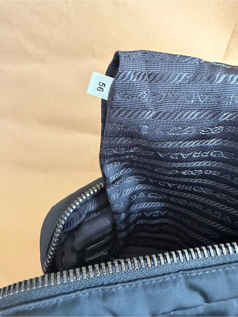 Prada Black Nylon Top-Handle Briefcase